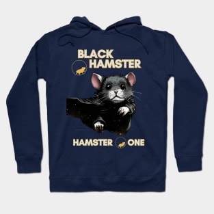 Black Super Hamster Hoodie